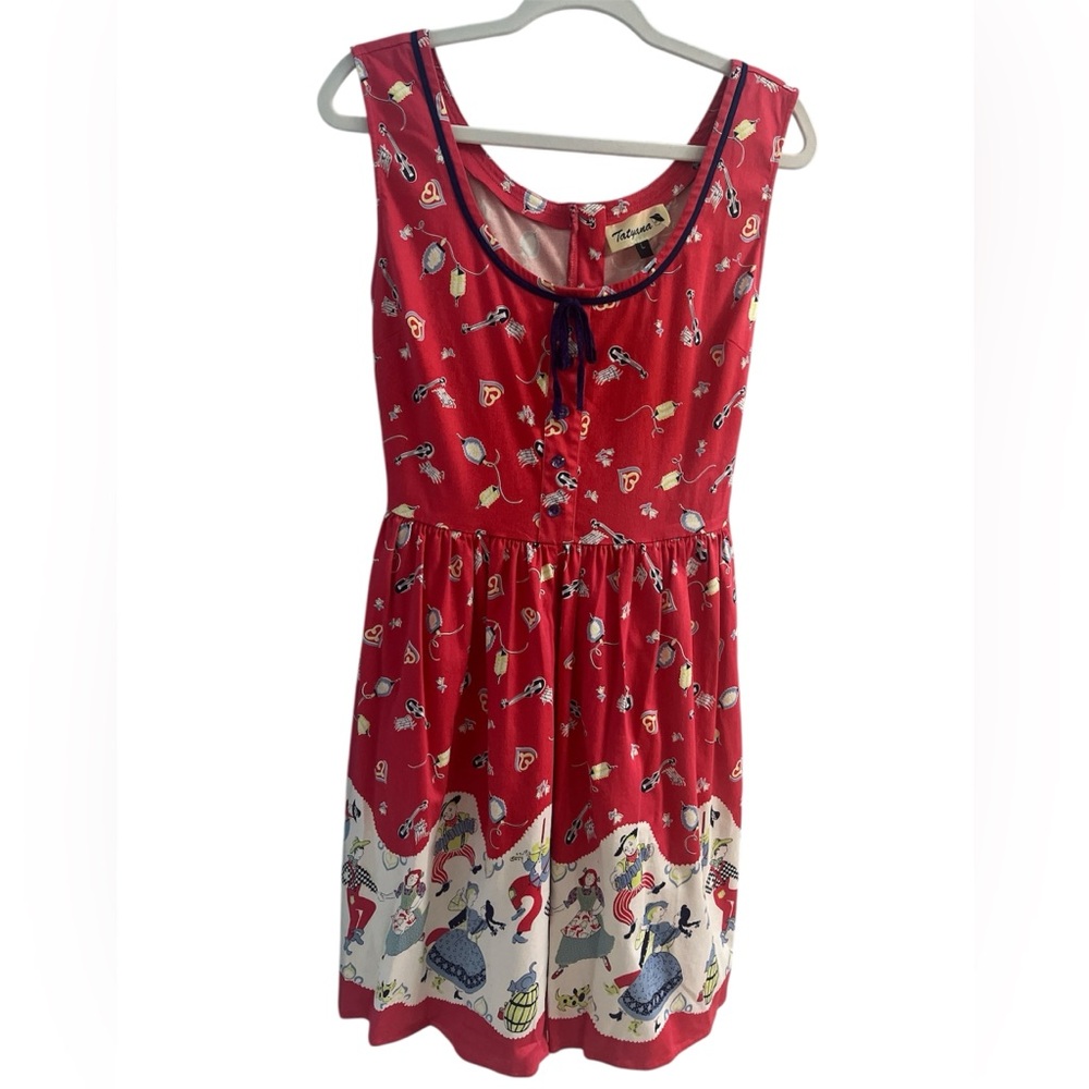 Tatyana Rockabilly Red Romper.